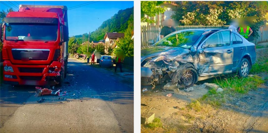Inca un accident in Arges TIR implicat