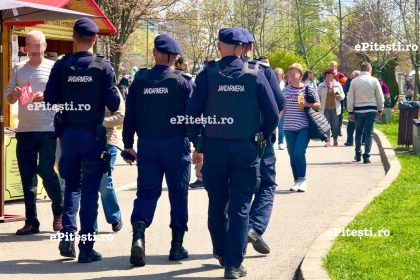 Jandarmeria mobilizare remarcabila de forte in Arges