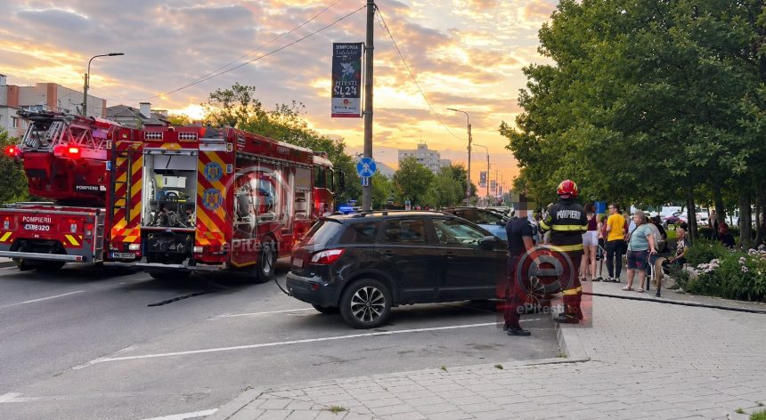 Piteshti Incendiu intr un apartament Persoane evacuate