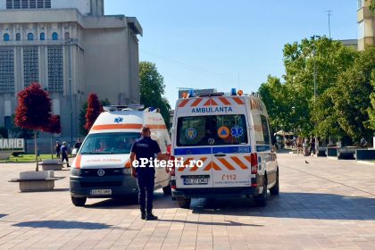 Piteshti Interventie langa Primarie Unui barbat i sa facut rau