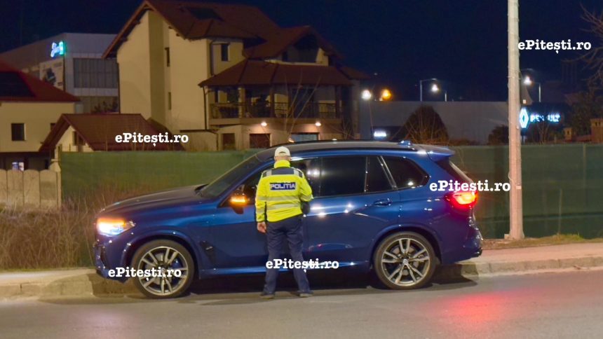 Pitesti Tanarul de 29 de ani prins mort de beat la volan