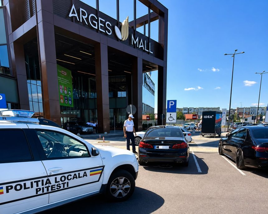 Politia Locala Pitesti a efectuat controale si a aplicat amenzi la Arges Mall