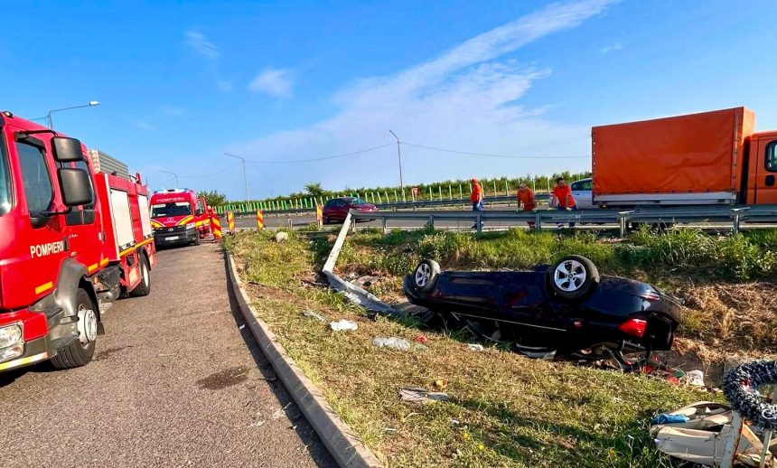 accident deosebit de grav pe autostrada o persoana a decedat