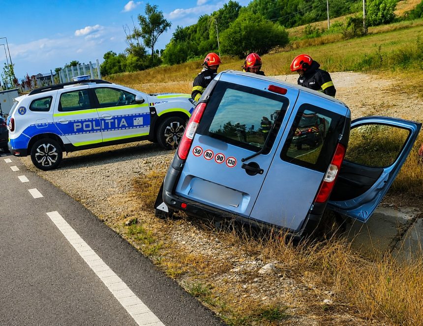 Accident cu victime la Bascov O masina a fost implicata intr un sant