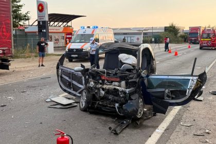 Accident fatal pe DN 67 la Budesti Valcea Trafic oprit