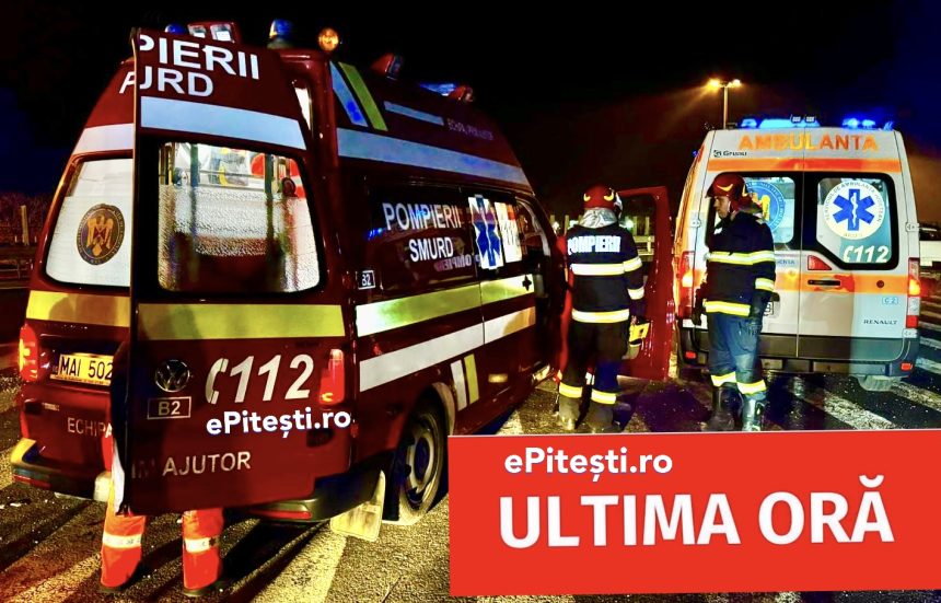 Accident grav in Arges Un tanar de 23 de ani a fost implicat intr un accident