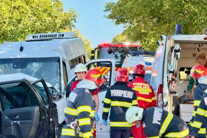 Accident grav in Constanta 4 persoane ranite dupa ce o masina s a rasturnat