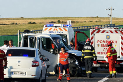 Accident grav pe DEX12 spre Pitest Trafic oprit dupa