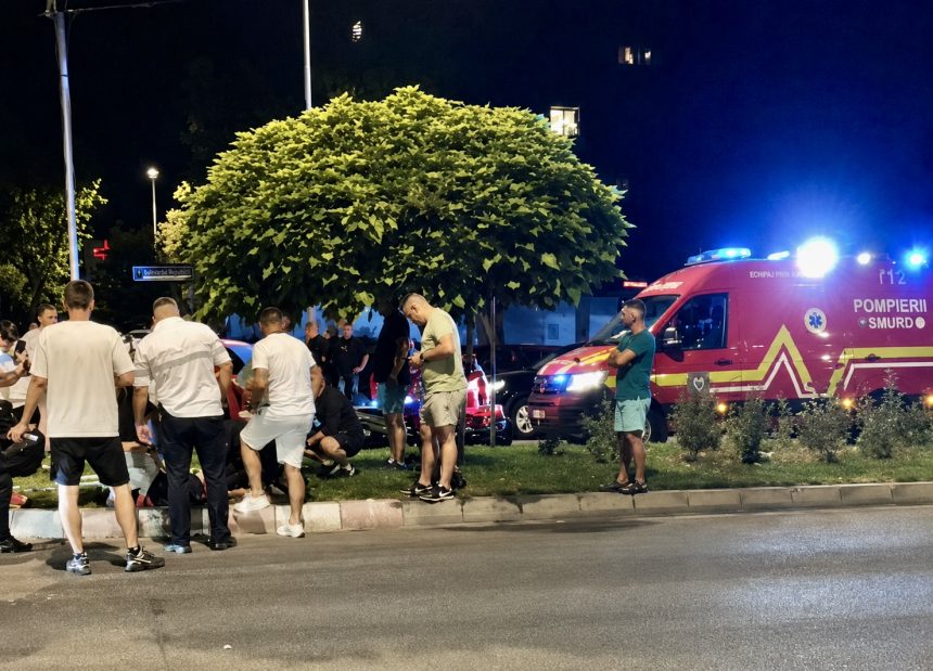 Accident rutier pe Calea Craiovei din Pitesti Implicata o masina si