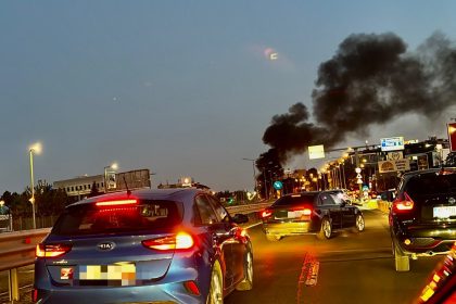 Alerta in trafic Masina in flacari IN ACEST MOMENT