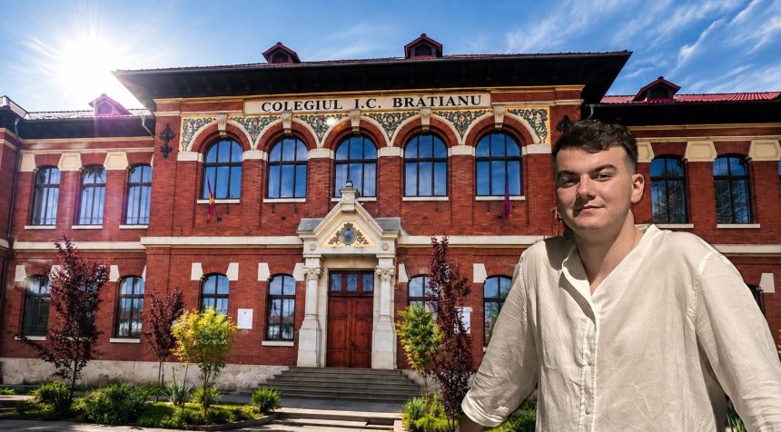 Alex Deonise absolvent al Colegiului Bratianu din