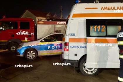 Arges Incident serios A cazut cu bicicleta intr un sant