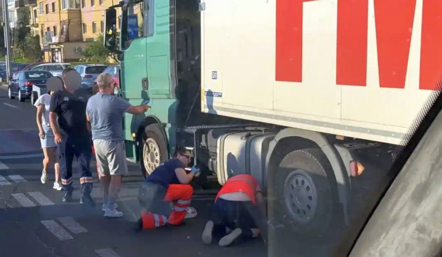 Barbat de 73 de ani decedat dupa ce a fost prins sub un TIR