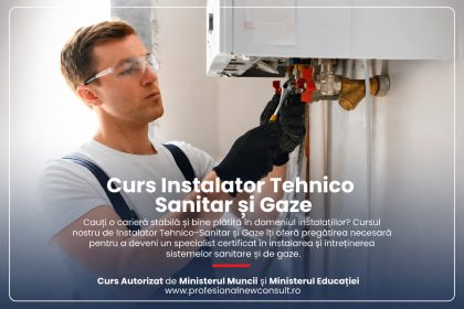 Curs acreditat de Instalator in Pitesti Inscrierile sunt deschise la