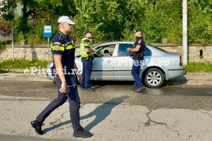 Doi soferi prinsi bauti in Arges Unul conducea fara permis