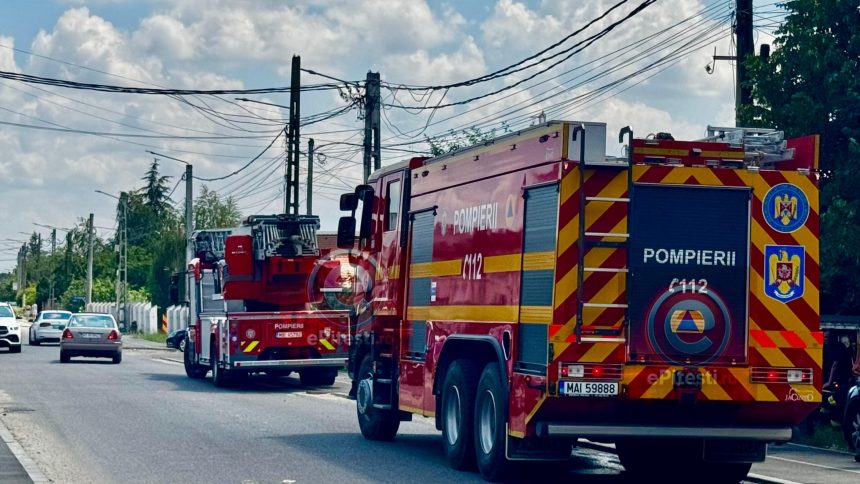 Incendiu intr o gospodarie din Valea Danului Arges