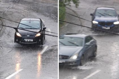 Inundatie in Pitesti in cartierul Gavana