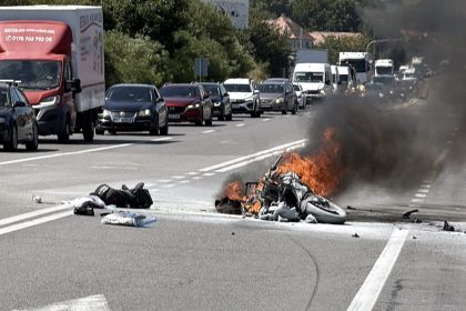Motociclist de 36 de ani decedat pe DN1 in urma impactului cu un