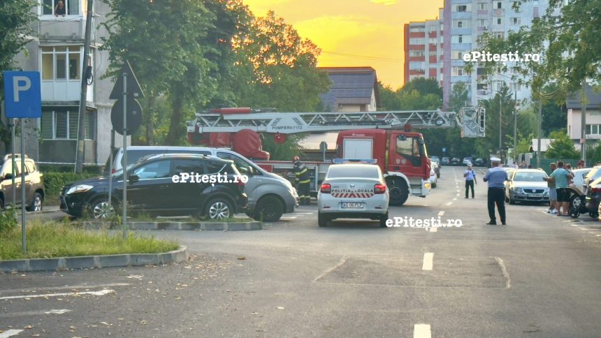 Piteshti Facada unui bloc din Gavana este in pericol sa se
