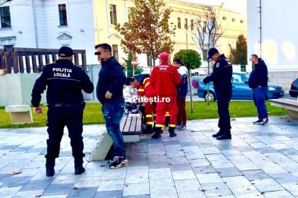 Piteshti I s a facut rau in centrul orasului si a fost dus la