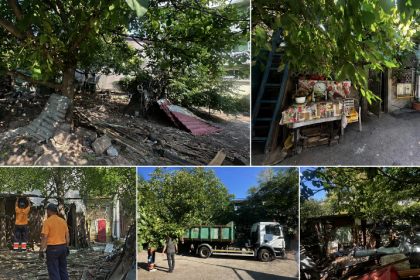 Piteshti Interventie pe strada Dumbravei in urma unei sesizari