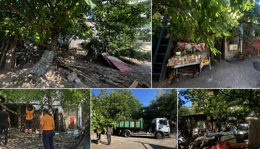 Piteshti Interventie pe strada Dumbravei in urma unei sesizari