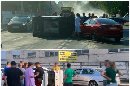 Pitesti Accident grav pe strada Depozitelor O masina