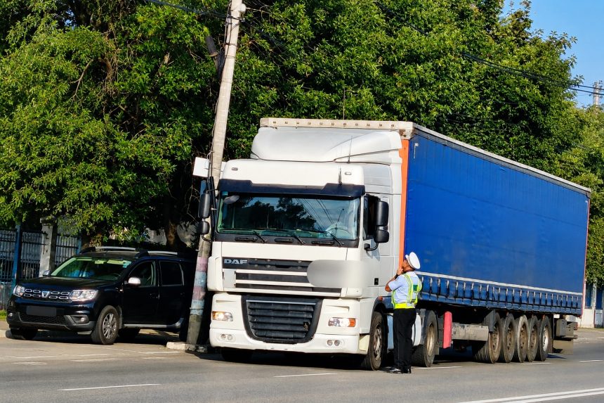 Politia Locala Pitesti sanctiuni pentru soferii de TIR