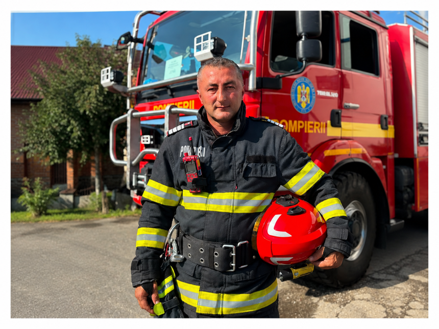 Pompierul Cindea Adrian eroul din Arges A salvat o casa