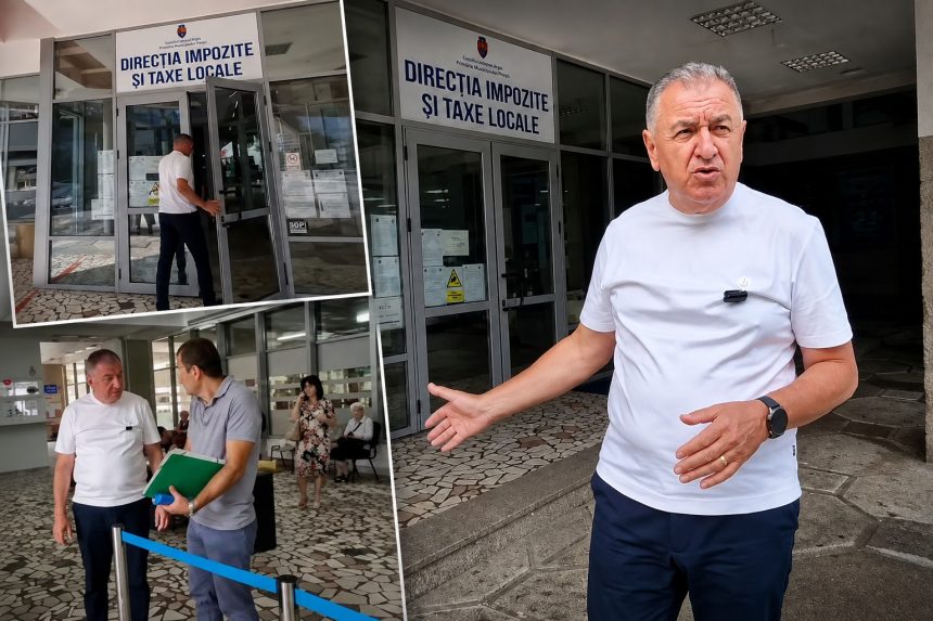 Primarul din Pitesti a descins la Direccion de Taxe si Impozite