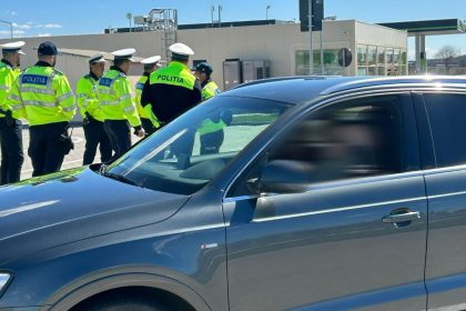 Soferita arestata dupa un control rutier