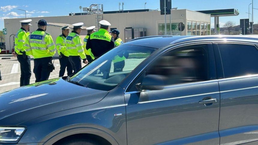 Soferita arestata dupa un control rutier
