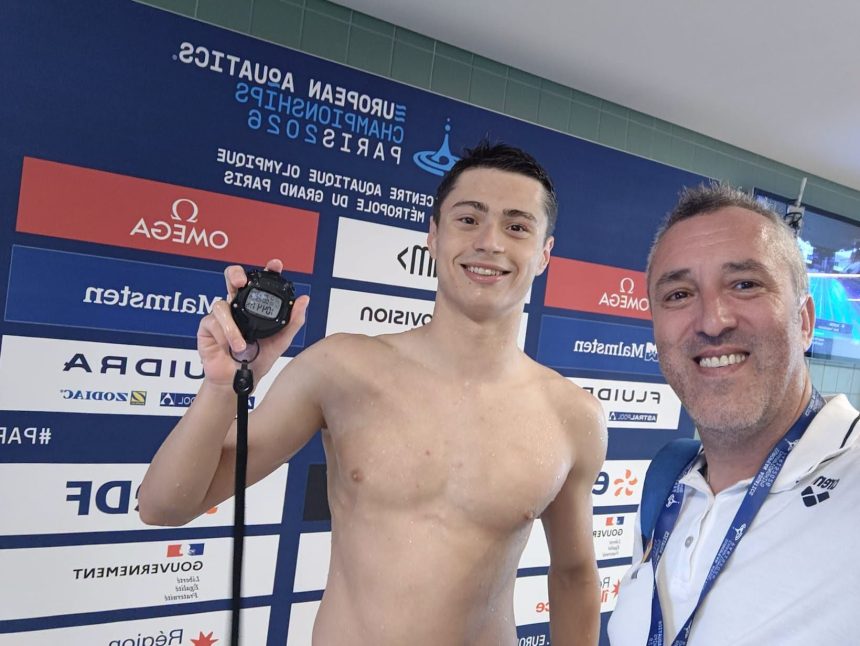 Theo Proca realizare istorica la Campionatul European de Inot din Franta
