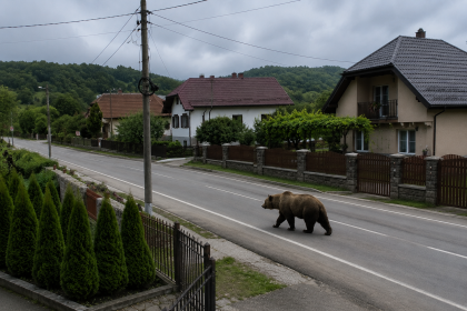 Ursii au fost observati in 7 localitati din Arges s au emis notificari