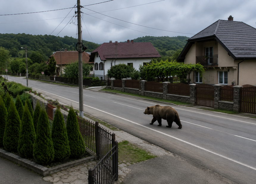 Ursii au fost observati in 7 localitati din Arges s au emis notificari