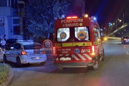 accident grav in pitesti motociclista de 16 ani transportata de urgenta