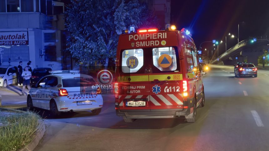 accident grav in pitesti motociclista de 16 ani transportata de urgenta