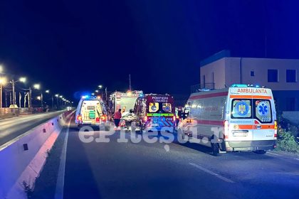 accident grav pe dn73 in micesti arges un tanar de 19 ani a