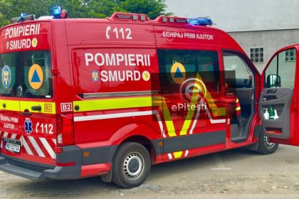accident la bascov la iesirea din pasaj spre valcea tricicleta