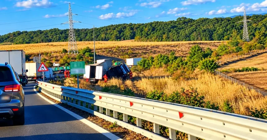 Accident grav cu victime pe Autostrada A1, lângă Sibiu