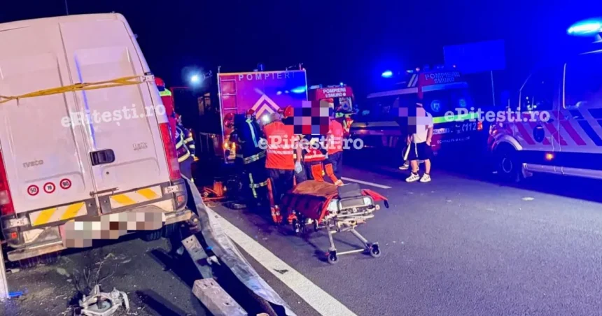 Accident rutier grav pe DEx12, în zona Pitești-Craiova