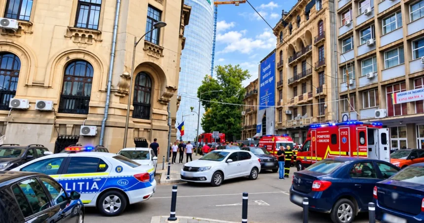 Alertă pe strada Mihai Vodă din București, vizavi de incident