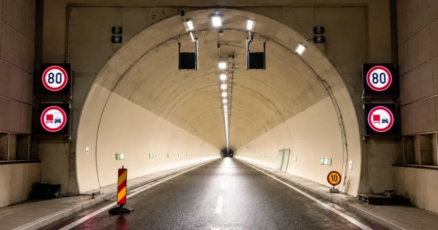 Autostrada Sibiu-Pitești: primul tunel din România este finalizat.