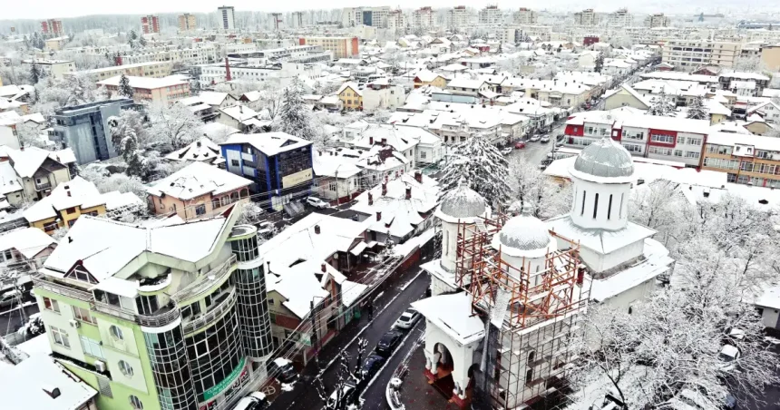 Când va ninge la Pitești în 2026. Data la care se schimbă vremea
