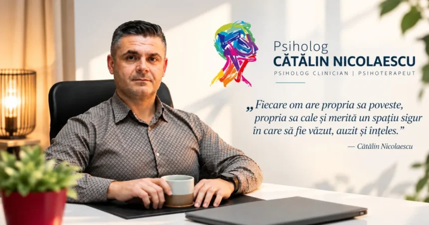 Cătălin Nicolaescu, psiholog în Pitești: întrebarea care