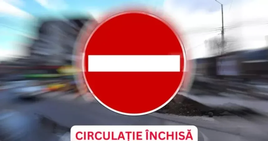 Circulație închisă pe o stradă importantă din Pitești
