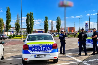 Grav incident în parcarea unui supermarket din Pitești!