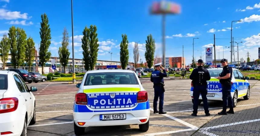 Grav incident în parcarea unui supermarket din Pitești!
