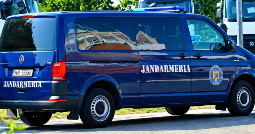 Intervenție de urgență a jandarmilor argeșeni la un meci