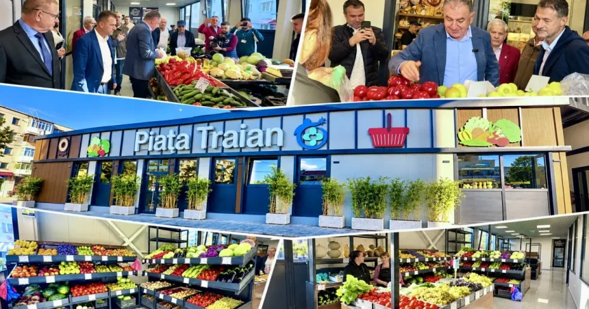 Piață ultramodernă inaugurată astăzi, 30 septembrie